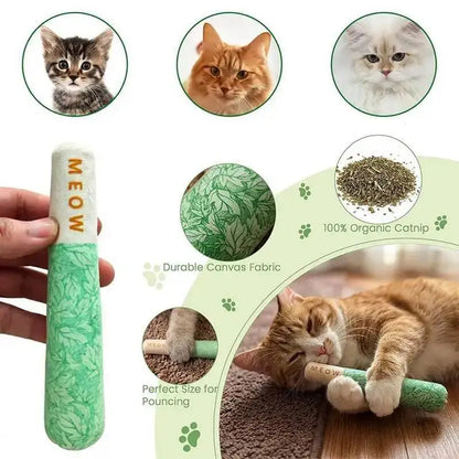 Mint Cigarettes Cat Toys Cigarettes Cat Grinding Sticks Cat Biting Toy To Oral Cleaning Cat Teaser Stick Relieve Boredom Anxiety