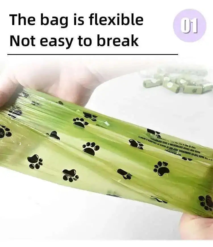EPI Pet Biodegradable Dog Poop Bags Biobase Scented Pet Poop Bags With Holder Extra Thick Leakproof Dog Poop Bags With Dispenser