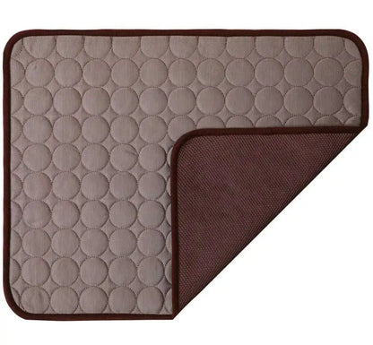 Cooling Dog Mat Summer Pad Mat For Dogs Cat Ice Silk Blanket Sofa Breathable Pet Dog Bed Summer Washable For Small Large Dog Cat