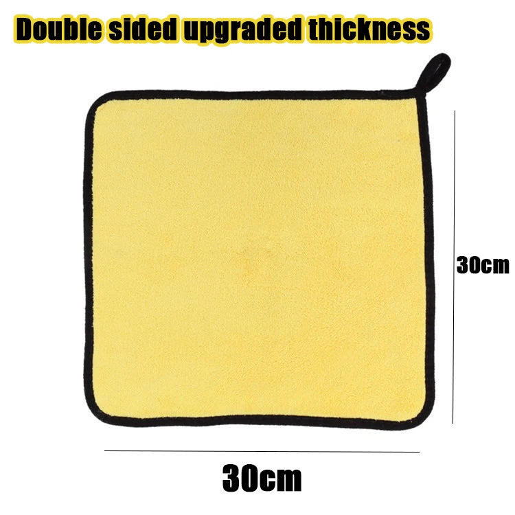 Quick-drying Pet Dog and Cat Towels Soft Fiber Towels Water-absorbent Bath Towel Convenient Pet Shop Cleaning Towel Pet Supplies