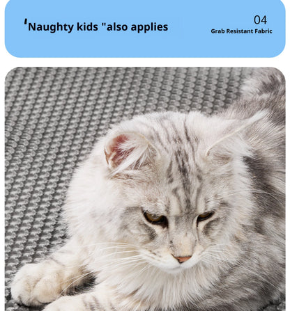 60CMX90CM Cat Litter Mat Waterproof Double Layer Pet Litter Box Mat Pet Toilet Cat Mat Nonslip Sand Cat Washable Mat Pet Clean