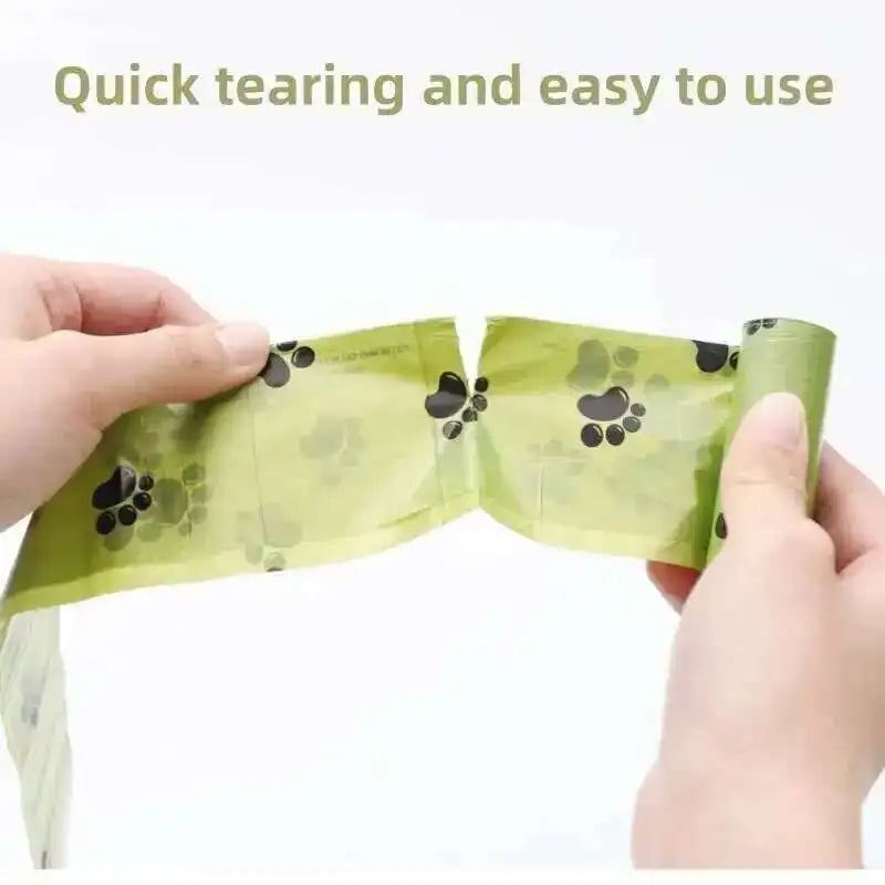 EPI Pet Biodegradable Dog Poop Bags Biobase Scented Pet Poop Bags With Holder Extra Thick Leakproof Dog Poop Bags With Dispenser