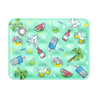 Floor Mat Cool Pet Cooling Mat Ice Gel Self Added Water Dog Cold Bed Mat Portable Durable Pet Ice Cushion For Small Big Dogs