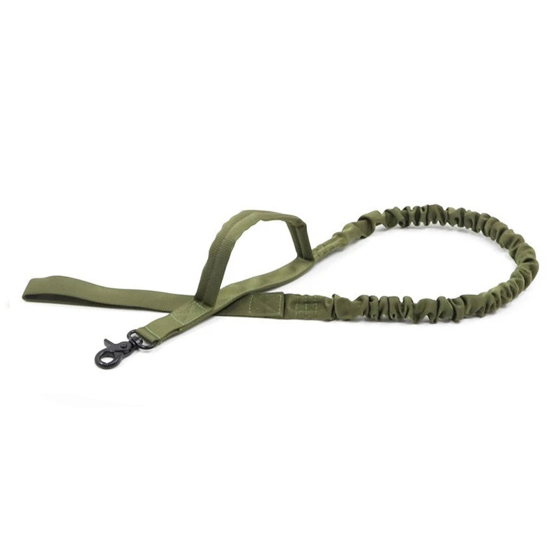 Outdoor Tactical Dog Collar Set Dog Leash Metal Buckle Breathability Nylon Adjustable Dog Collar for Training Neck Pet Products