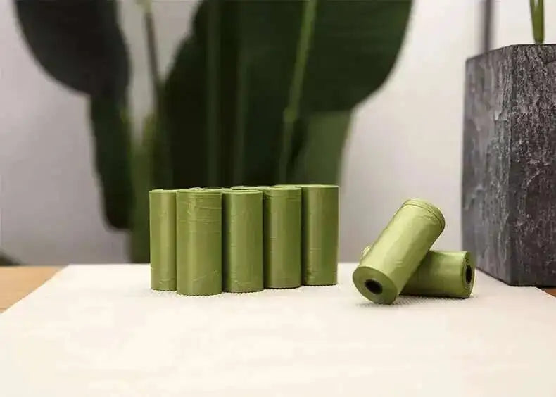 EPI Pet Biodegradable Dog Poop Bags Biobase Scented Pet Poop Bags With Holder Extra Thick Leakproof Dog Poop Bags With Dispenser