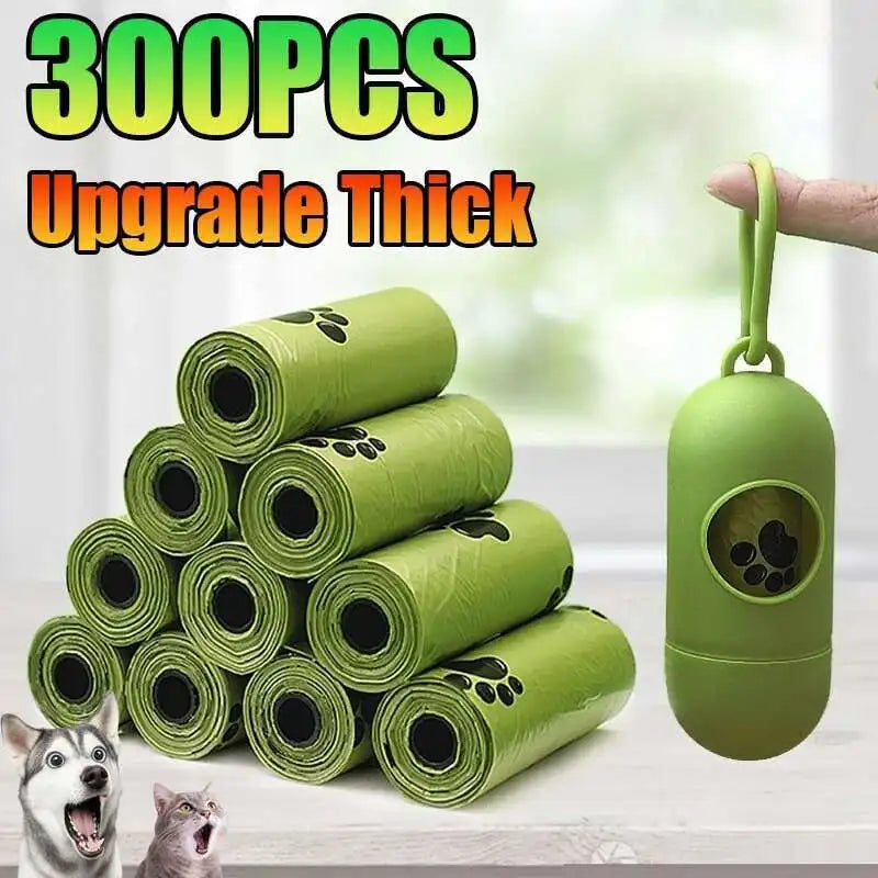 EPI Pet Biodegradable Dog Poop Bags Biobase Scented Pet Poop Bags With Holder Extra Thick Leakproof Dog Poop Bags With Dispenser