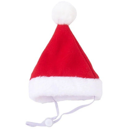 Cat Costume Santa Cosplay Funny Transformed Cat Dog Pet Christmas Cape Winter Dress Up Clothes Red Scarf Cloak Props Decor