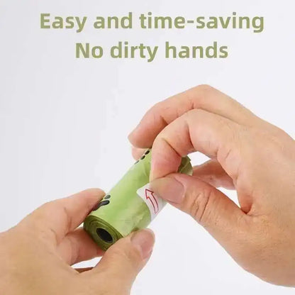 EPI Pet Biodegradable Dog Poop Bags Biobase Scented Pet Poop Bags With Holder Extra Thick Leakproof Dog Poop Bags With Dispenser