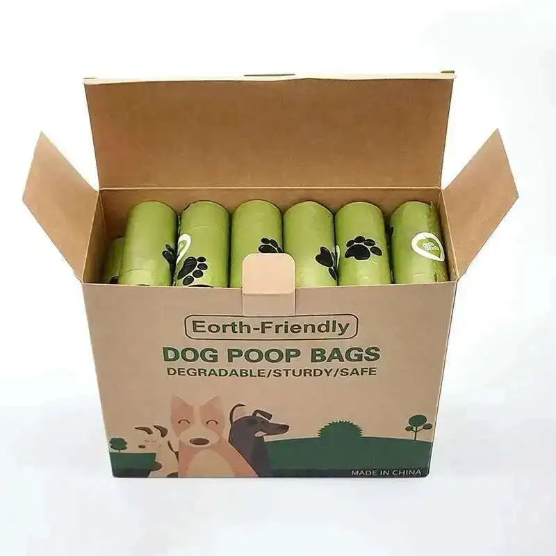 EPI Pet Biodegradable Dog Poop Bags Biobase Scented Pet Poop Bags With Holder Extra Thick Leakproof Dog Poop Bags With Dispenser