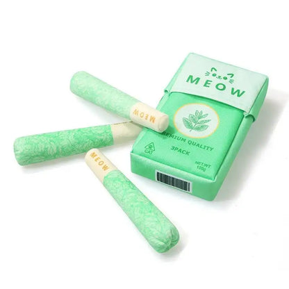 Mint Cigarettes Cat Toys Cigarettes Cat Grinding Sticks Cat Biting Toy To Oral Cleaning Cat Teaser Stick Relieve Boredom Anxiety