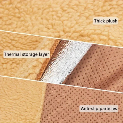 Winter Self-Heating Pet Pads Blanket Puppy Warm Cushion Mat for Cats Dogs Washable with Thermal Body Heat Reflecting Core Pad