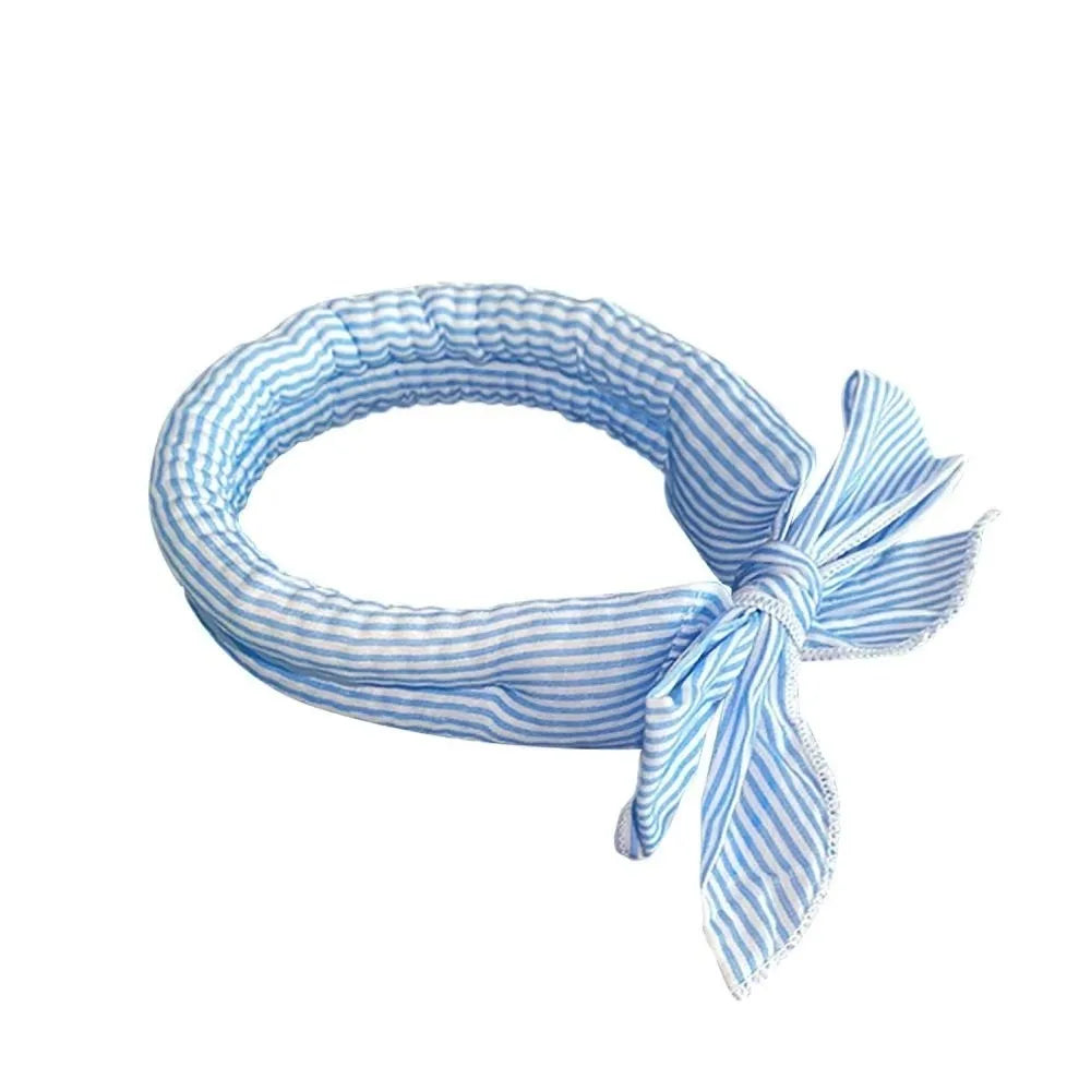 Pet Cooling Ice Scarf Cool Ice Breathable Towel Dog Cooling Hydrogel Bandana Collar Cat Adjustable Collar Bib Pet Supplies