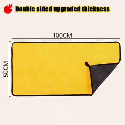 Quick-drying Pet Dog and Cat Towels Soft Fiber Towels Water-absorbent Bath Towel Convenient Pet Shop Cleaning Towel Pet Supplies